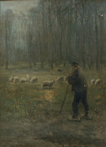 Jozef Israëls, The Shepherd by klassik art