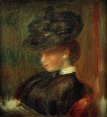 Auguste Renoir, Dame mit Hut von klassik-art