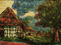 E.L.Kirchner, Fehmarn-Häuser von klassik art