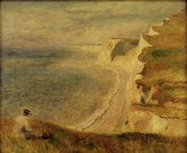 Renoir / Cliffs near Pourville by klassik art