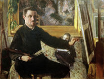 Gustave Caillebotte / Selbstbildnis von klassik art