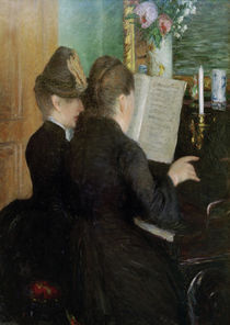 G.Caillebotte, Die Klavierstunde von klassik art