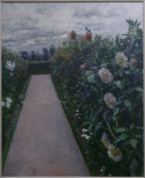 Caillebotte / Garden Path / Painting by klassik art