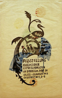August Macke / Exhibition poster / 1913. by klassik art