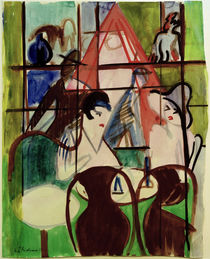 E.L.Kirchner, Station Cafe / 1929 by klassik art