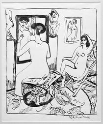 E.L.Kirchner, Interieur II von klassik art