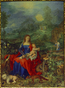 J.Brueghel d. Ä., Maria mit vielen Tieren von klassik art