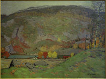 J.E.H.MacDonald, Laurentian Hillside, October by klassik art
