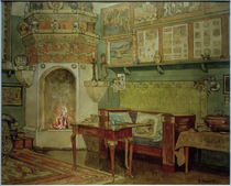 G.Munthe, Interieur von "Leveld". Der Salon von klassik art