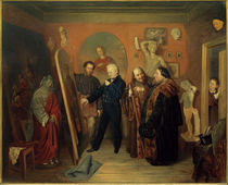 W.W.Pukirew, Im Atelier des Malers / Gemälde, 1865 von klassik art