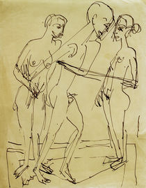 E.L.Kirchner, Tanz zwischen den Frauen von klassik art