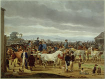 W. v. Kobell, Pferdemarkt by klassik art
