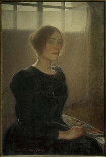 Elin Danielson-Gambogi, Selbstporträt / Gemälde, 1900 von klassik art