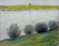 August Macke / Near Hersel on the Rhine by klassik art