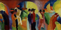 A. Macke / Colonnade with Sailing Boat I by klassik art