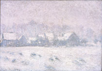 C.Monet, Effet de neige à Giverny von klassik art