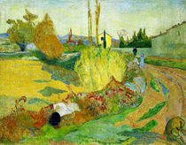 Gauguin / Landscape near Arles by klassik art