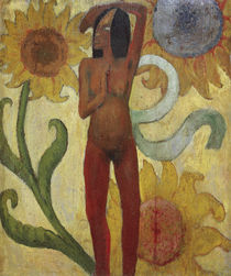 P.Gauguin, Naked female figure by klassik art