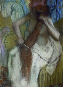 Edgar Degas, Sich kämmende Frau von klassik art