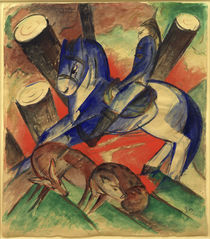 Franz Marc / Saint Julian / Paint./ 1913 by klassik art