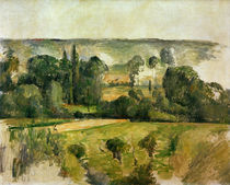 P.Cézanne / Hillside landscape near Médan by klassik art
