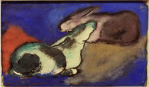 Franz Marc / Two Sleeping Rabbits by klassik art