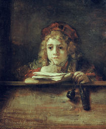 Rembrandt, Titus am Schreibpult von klassik-art