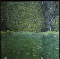 Gustav Klimt, Pond of Schloss Kammer / Painting by klassik art