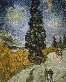 V. van Gogh, Zypresse gegen Sternenhimmel von klassik art