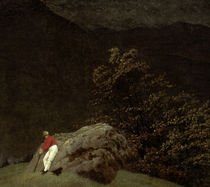 C.D.Friedrich, Landschaft Regenbogen Det von klassik art