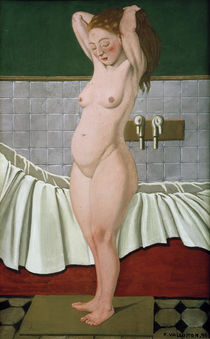 F.Vallotton, Woman in a bathroom by klassik art