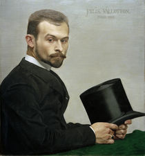 Felix Jasinski / Gemälde v. F.Vallotton von klassik art