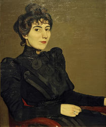 Marthe Mellot, Gemälde von F.Vallotton by klassik art