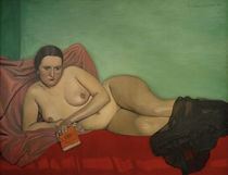 F.Vallotton, Female nude reclining by klassik art