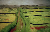 F.Vallotton, Path in a meadow by klassik art