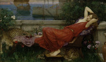 J.W.Waterhouse, Ariadne / painting 1898 by klassik art