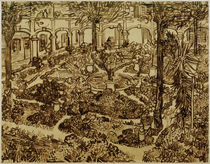 v. Gogh, Garten des Hospitals von klassik art