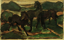 Franz Marc, Horses on the Meadow I by klassik art