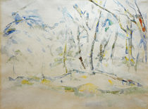 P.Cézanne, Unterholz von klassik art