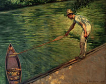 Caillebotte / Paddler and boat / 1878 by klassik art