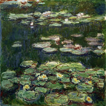 Monet / White and Yellow Waterlilies by klassik art