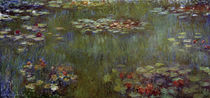 C.Monet, Seerosenteich, grüne Spieglungen von klassik art