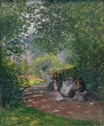 Claude Monet, Im Park Monceau von klassik art
