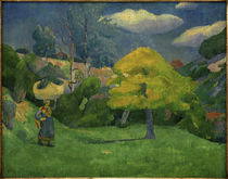 P.Gauguin, Bretonin auf dem Weg zum Waschplatz by klassik art