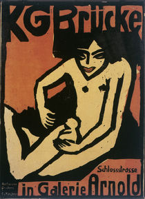 E.L.Kirchner, KG Brücke / Plakat/1905–07 von klassik art