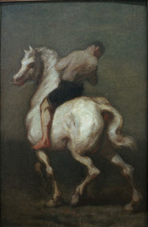 Daumier / Rider on White Horse by klassik art
