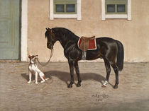 Pferd, Rappe / nach H.Sperling von klassik art