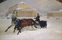 N.J.Swertschkow, Pferdeschlitten von klassik art