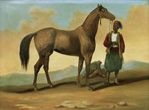 Bedouin with Arab Horse / 19th Century by klassik art