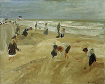M.Liebermann, Strandszene in Noordwijk by klassik art